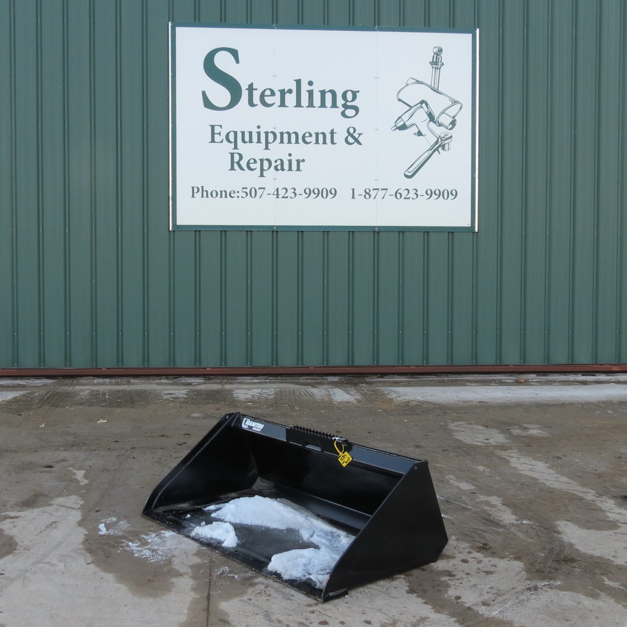 60" Manitou Light Material Skid Loader Bucket at Sterling Equipment