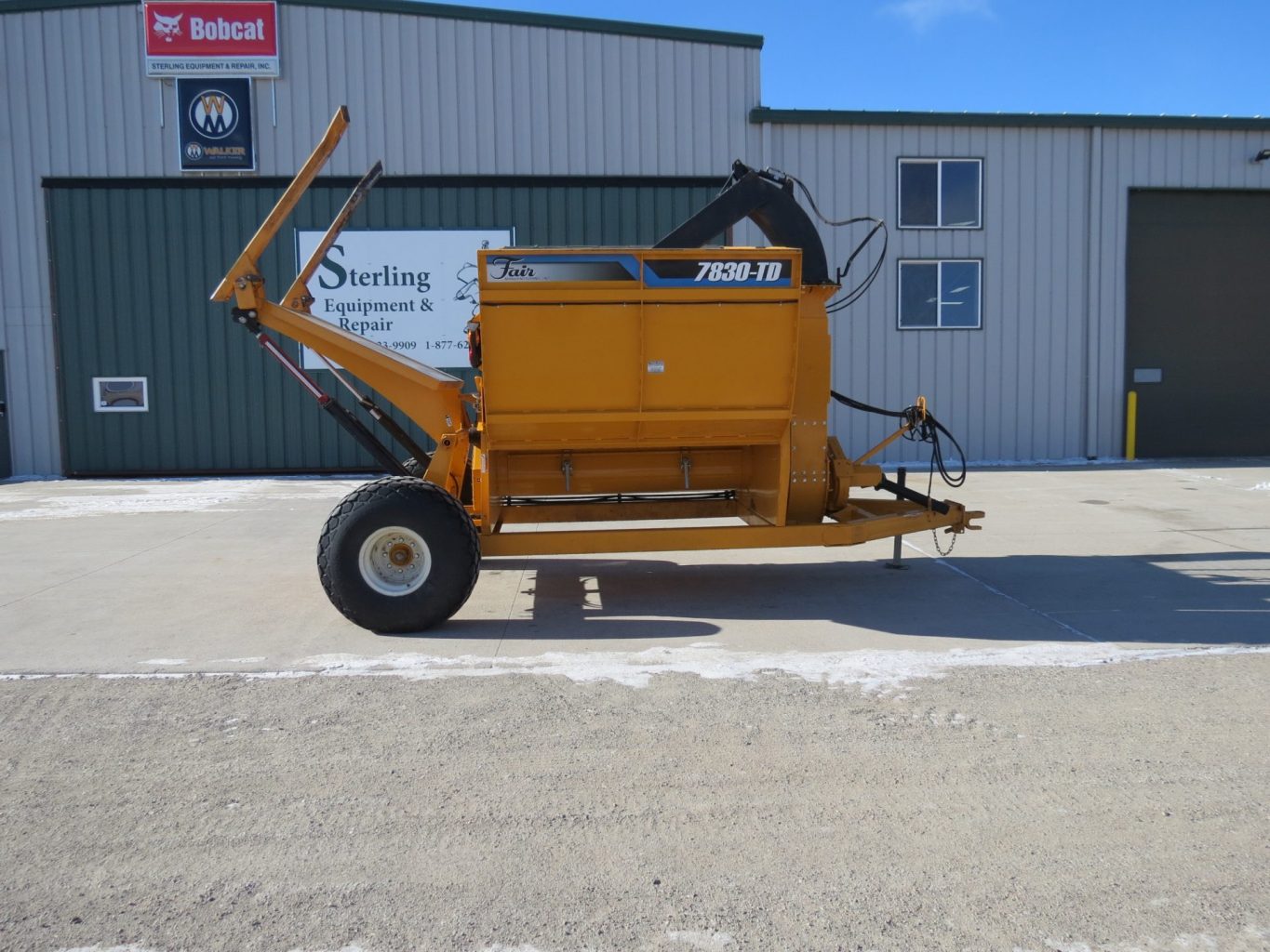 2021 Fair MFG 7830TD Bale Processor (Stk# 4813)