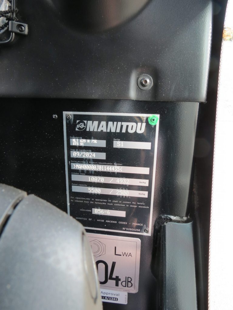 2024 Manitou MLT625 Ag Telehandler (Stk# 7113) - Image 7