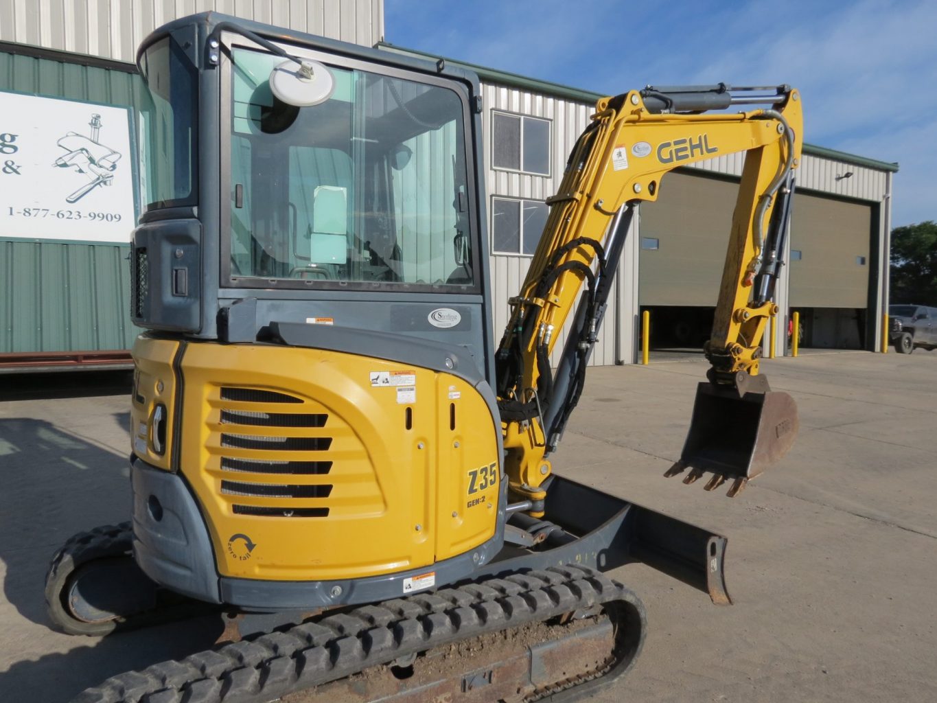 2016 Gehl Z35Gen2 Mini Excavator (Stk# 7156) - Image 4